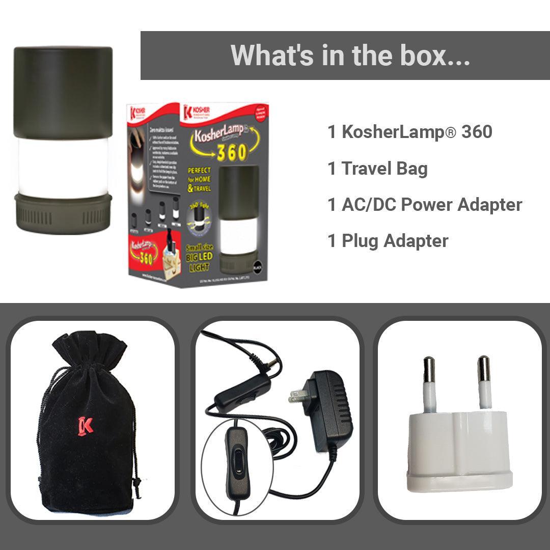 KosherLamp® 360 by Kosher innovations™ - Black