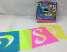 Alef Bet Stencil 27pc.- Script Letters