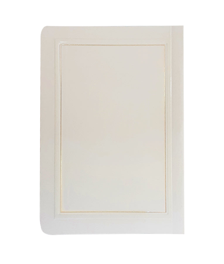 Custom Embossment Shabbos Siddur Ashkenaz Cream with Gold