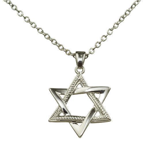 Nickel Necklace- Magen David 2.5 cm