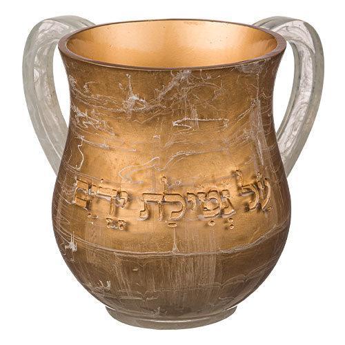 Polyresin Washing Cup 14 cm - Gold
