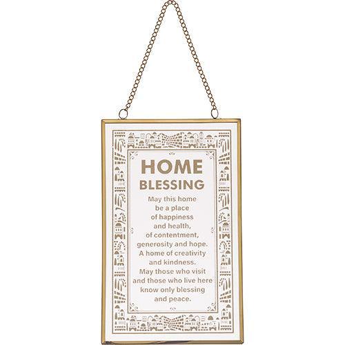 Glass Home Blessing 13x21 cm