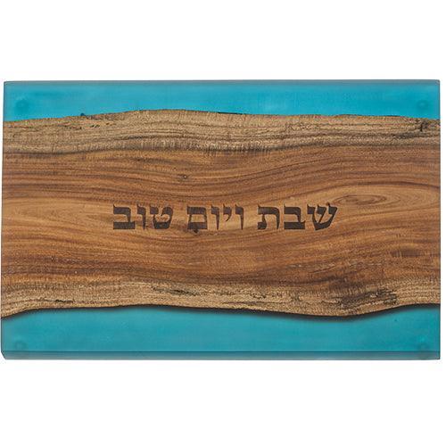 Challah Tray with Epoxy 41x28 cm