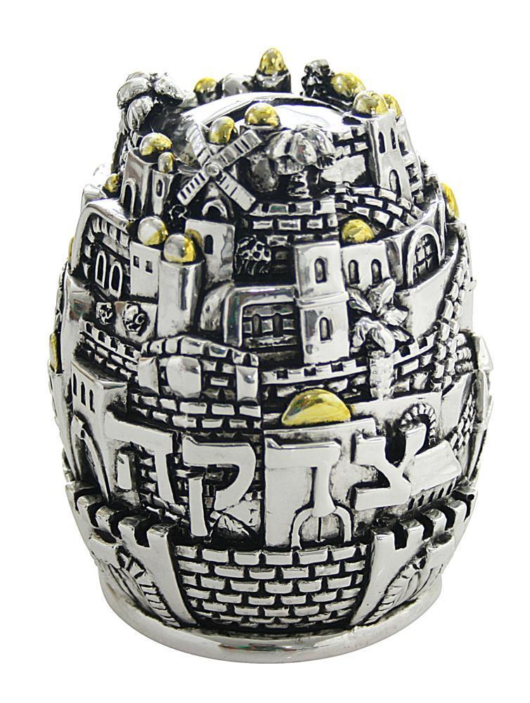 Polyresin Tzedakah Box Sphere 15 Cm