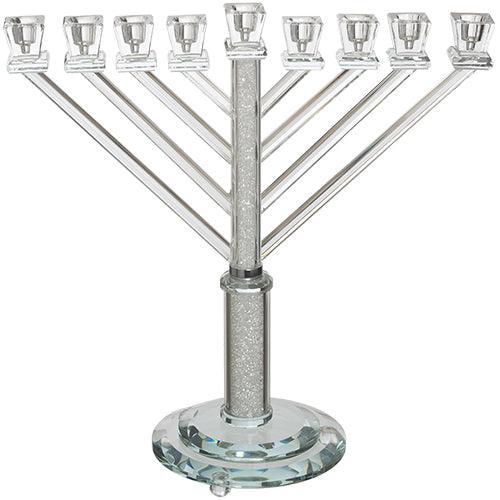 Crystal Elegant Hanukkiah 28x7 cm