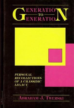 Generation to Generation