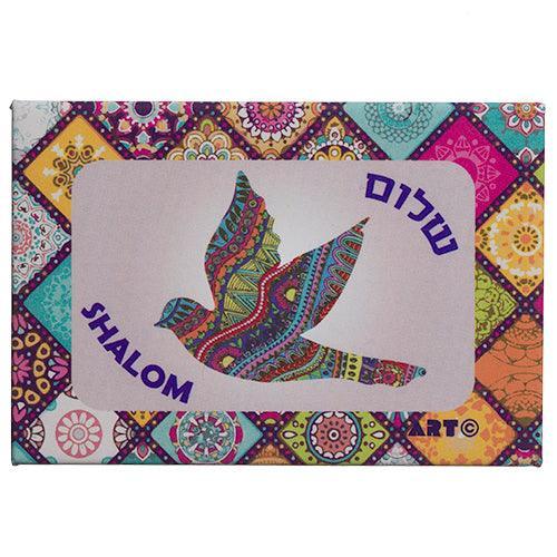Tin Magnet "dove" 8x5 Cm