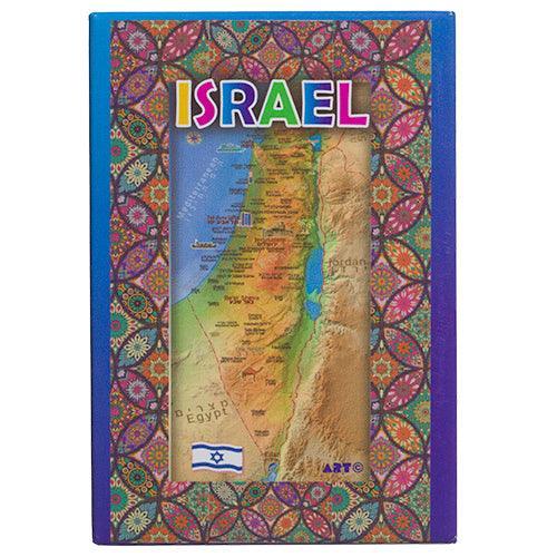 Tin Magnet "map" 8x5 Cm
