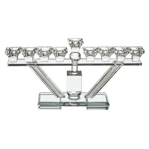 Crystal Menorah 33X15 CM with Stones