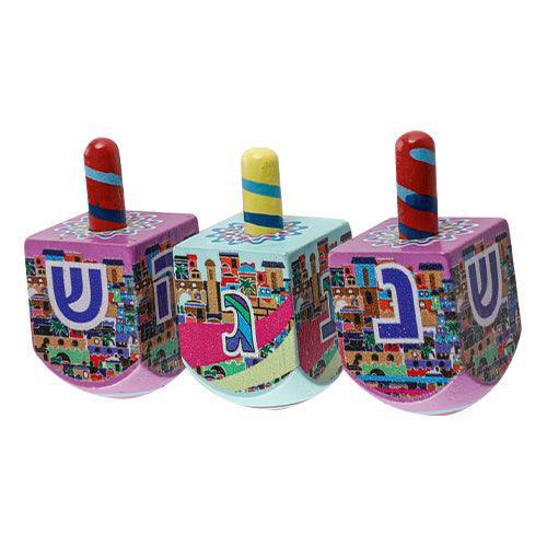 Dreidel "n.g.h.sham" 6 Cm, Assorted Colors