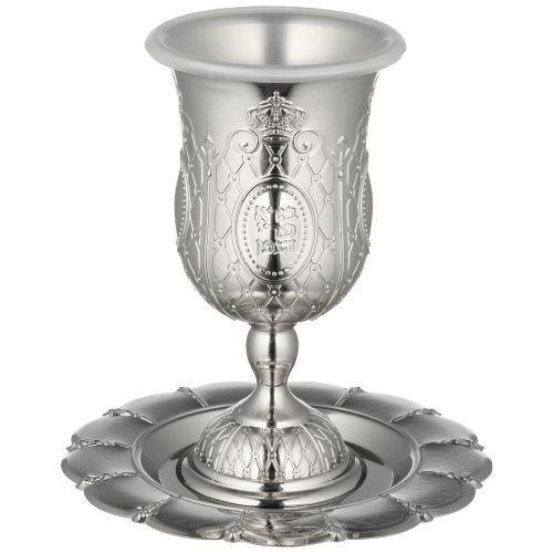 NICKEL KIDDUSH CUP 14 CM contain  120ml / 4.06oz