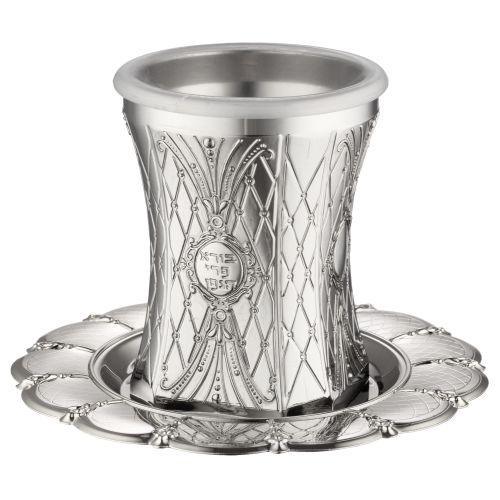 NICKEL KIDDUSH CUP 9.5 CM contain 100ml / 3.4oz
