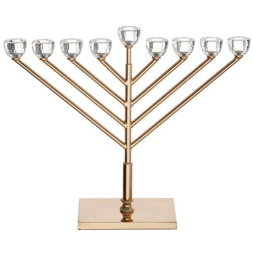 Chabad Menorah With Crystal 40cm