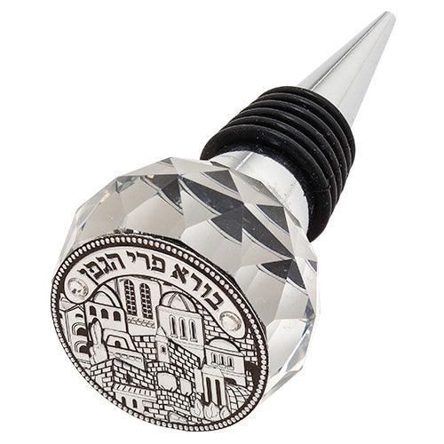 Crystal Wine Cork 9 Cm - "jerusalem"
