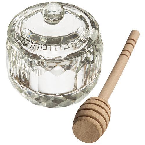Elegant Crystal Honey Dish 7 Cm
