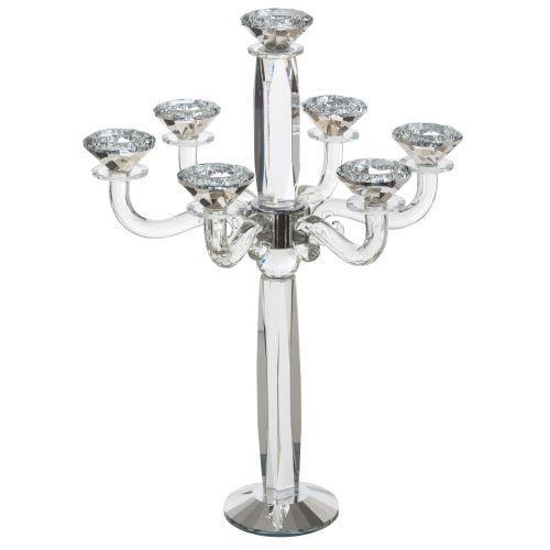 Crystal 7 Branch Candlesticks 47 cm