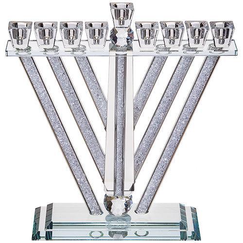 Crystal Elegant Hanukkiah 30x27 cm