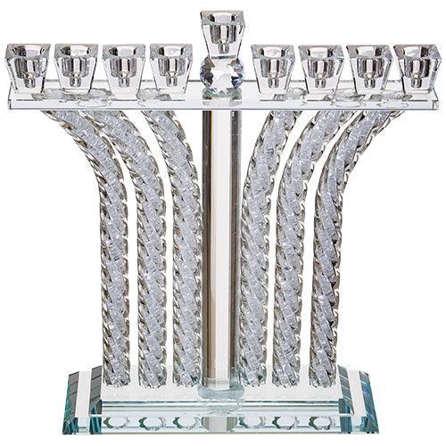 Crystal Elegant Hanukkiah 30x27 cm