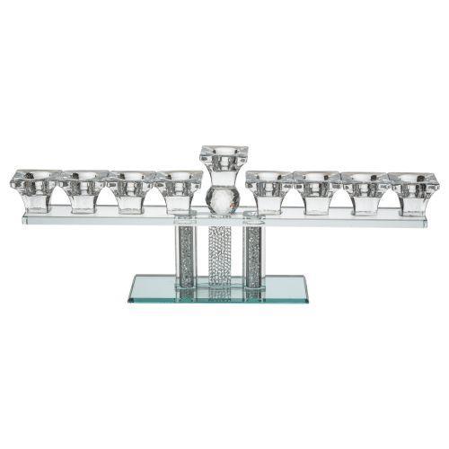Crystal Menorah 37x16 cm