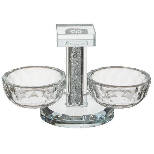Crystal Salt Shaker 8cm With Glass Chips