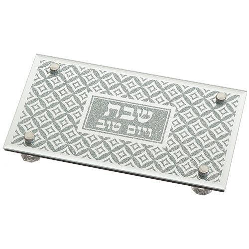 Glass Tray for Candle Holders 25X14 cm