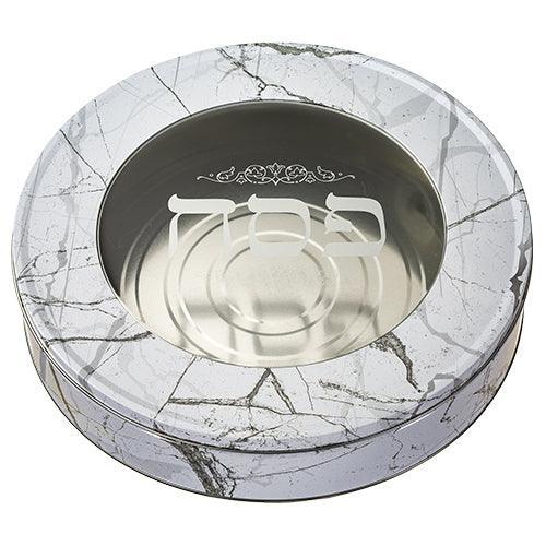Round Tin Matzah Box 34 cm with print