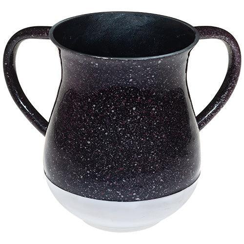 Aluminium Washing Cup 13 cm - Dotted Purple