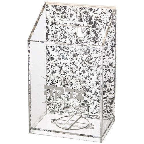 PERSPEX TZEDAKAH BOX 16 CM