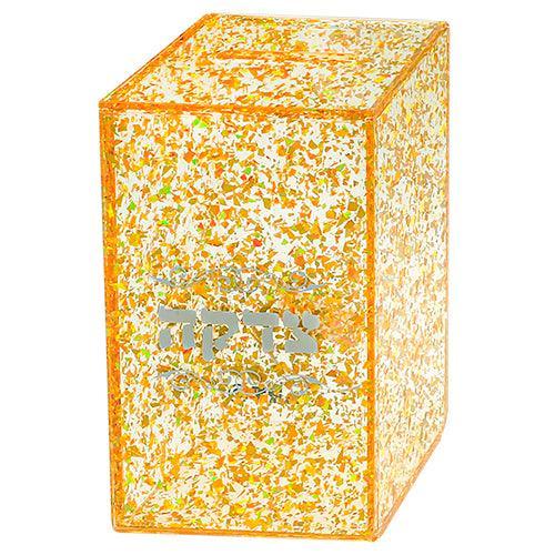 Perspex Tzedakah Box with Print 14*8 cm