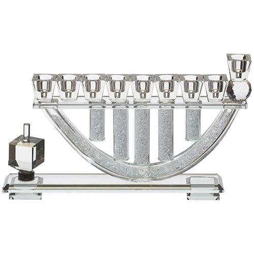Crystal Elegant Hanukkiah 17.5x28 cm