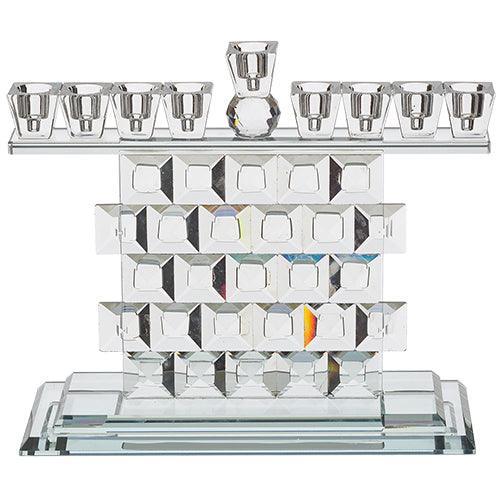 Crystal Elegant Hanukkiah 23.5x27 cm