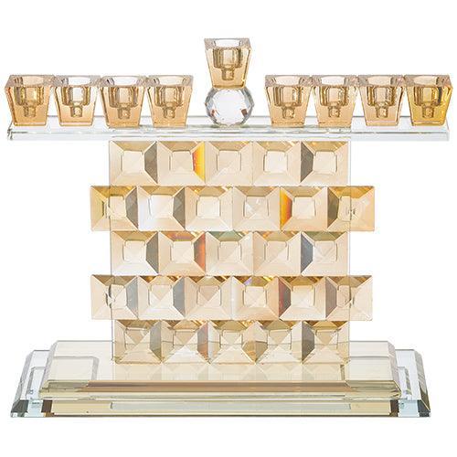 Crystal Elegant Hanukkiah 23.5x27 cm
