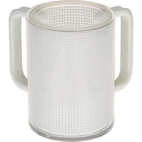 Perspex Clear Washing Cup 12 cm- with Stones