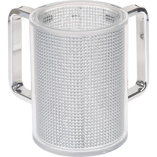 Perspex Clear Washing Cup 12 cm- with Stones