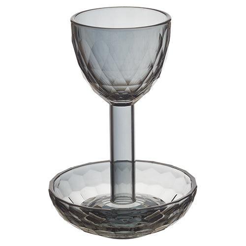 Crystal Kiddush Cup 16 cm  contain 160ml / 5.4oz