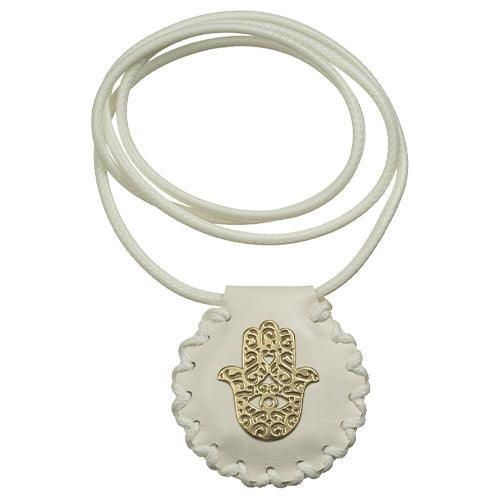 Leather Like Necklace 4.5 cm "Shiviti"