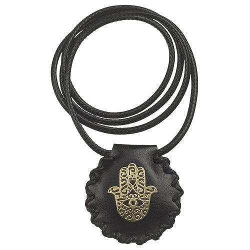 Leather Like Necklace 4.5 cm "Shiviti"