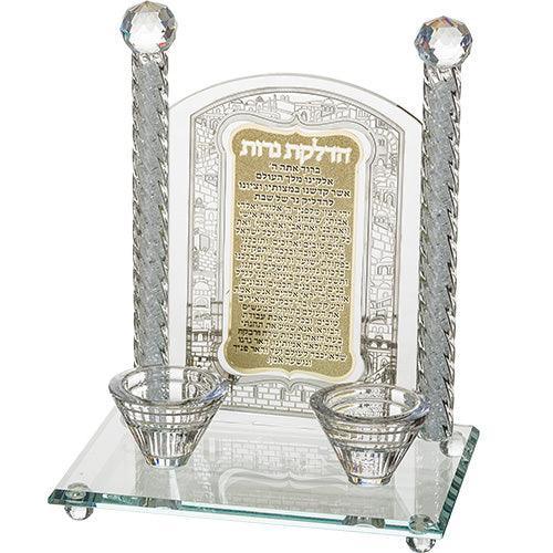 Crystal Candlesticks 24 cm - Candle Lighting