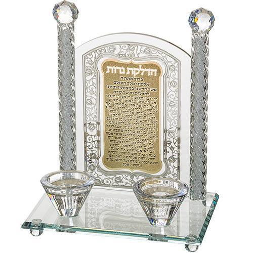 Crystal Candlesticks 24 cm - Candle Lighting