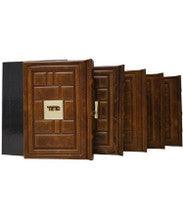 סט מחזור כונת הלב ספרדי Antique Leather-Brown w/ Plate