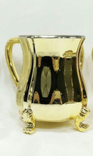 Metal Coated Acrylic Wash Cup-- Gold