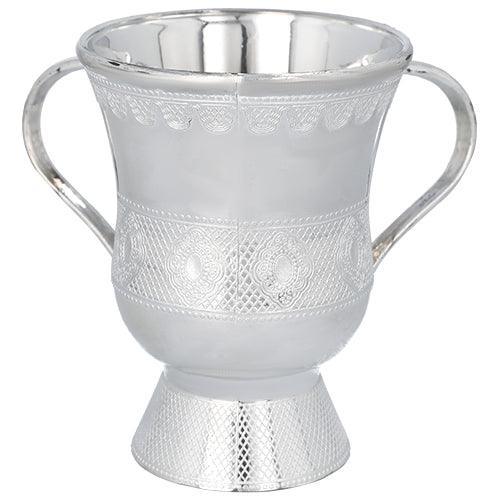 Hard Plastic Washing Cup 16 Cm- Silver