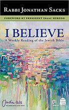 I Believe, Rabbi Jonathan Sacks