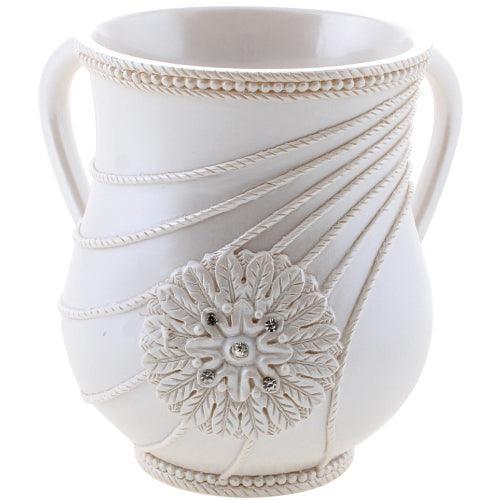 An  Elegant Polyresin Washing Cup 14 Cm Inlaid With Stones