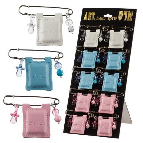 Full Stand Tehillim Baby Clip In Faux Leather Binding - Assorted Colors
