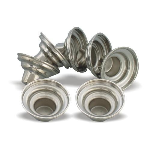 Nickel Oil/candle Holder.