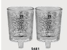 Hadarya Glass for Neronim-Jerusalem Design-Silver