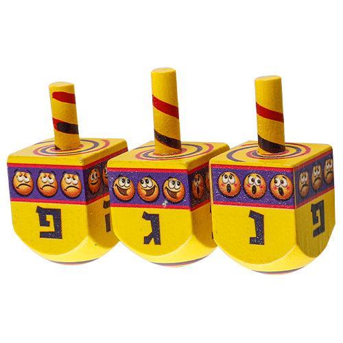 Dreidel "n.g.h.poh" 4.5 Cm, Assorted Colors