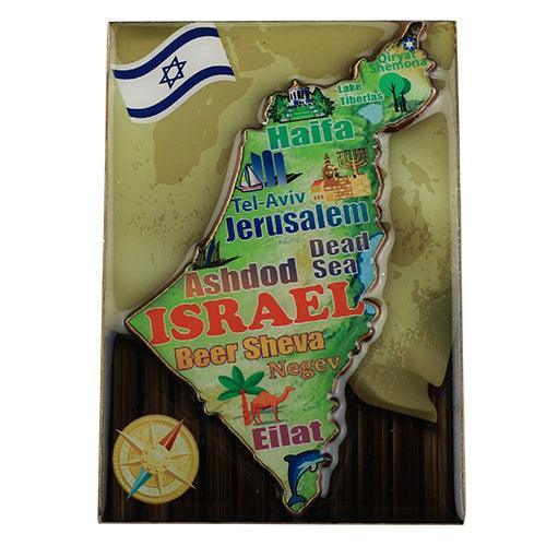 Plastic Magnet 6*9 Cm- Israel Map
