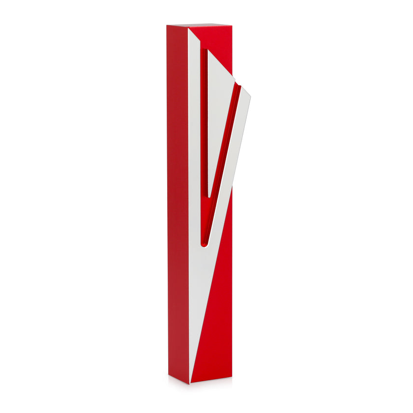 Mezuzah Case Capital Shin Red